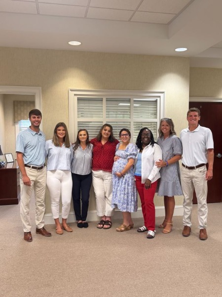 Florence 2nd Loop employees dress in red, white, and blue to celebrate America's 250th birthday